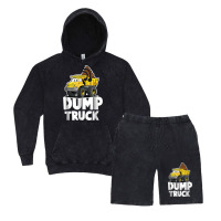 Funny Dump Truck Poop  For Boys Girls And Kids Vintage Hoodie And Short Set | Artistshot