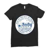 Seal Of Toledo, Ohio (usa) Ladies Fitted T-shirt | Artistshot