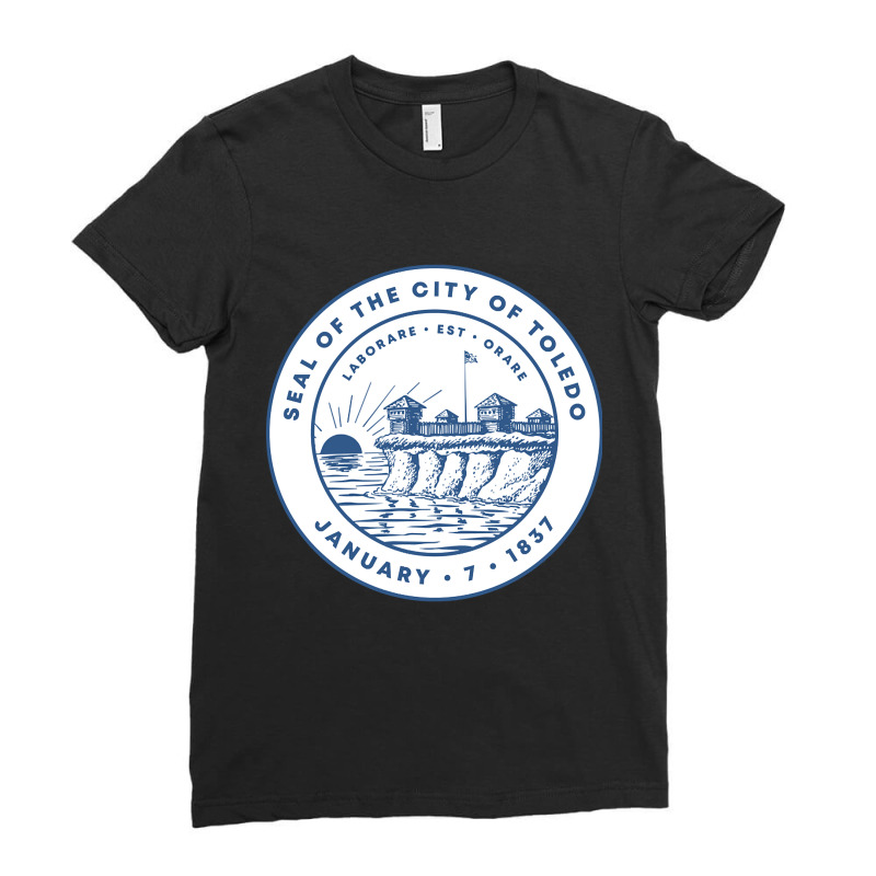 Seal Of Toledo, Ohio (usa) Ladies Fitted T-Shirt by Jankonen637 | Artistshot