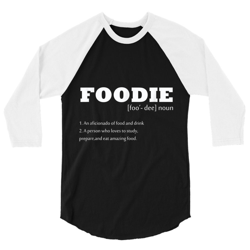 Funny Eating Out Foodie 3/4 Sleeve Shirt | Artistshot