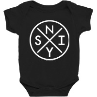 Staten Island Crossed Circle - 2.0 Baby Bodysuit | Artistshot