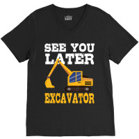 Funny Excavator  See You Later Excavator Toddler Kids V-neck Tee | Artistshot
