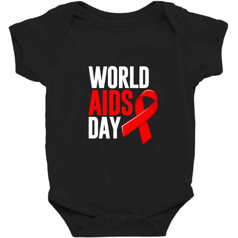 World Aids Day Baby Bodysuit by Silveria | Artistshot