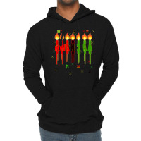 Kwanzaa Kinara Set Dripping Candles Symbols Seven Principles Pullover Lightweight Hoodie | Artistshot