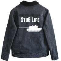 Stug Life Unisex Sherpa-lined Denim Jacket | Artistshot