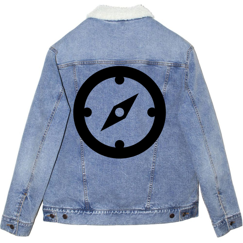 Clock Black Unisex Sherpa-lined Denim Jacket | Artistshot