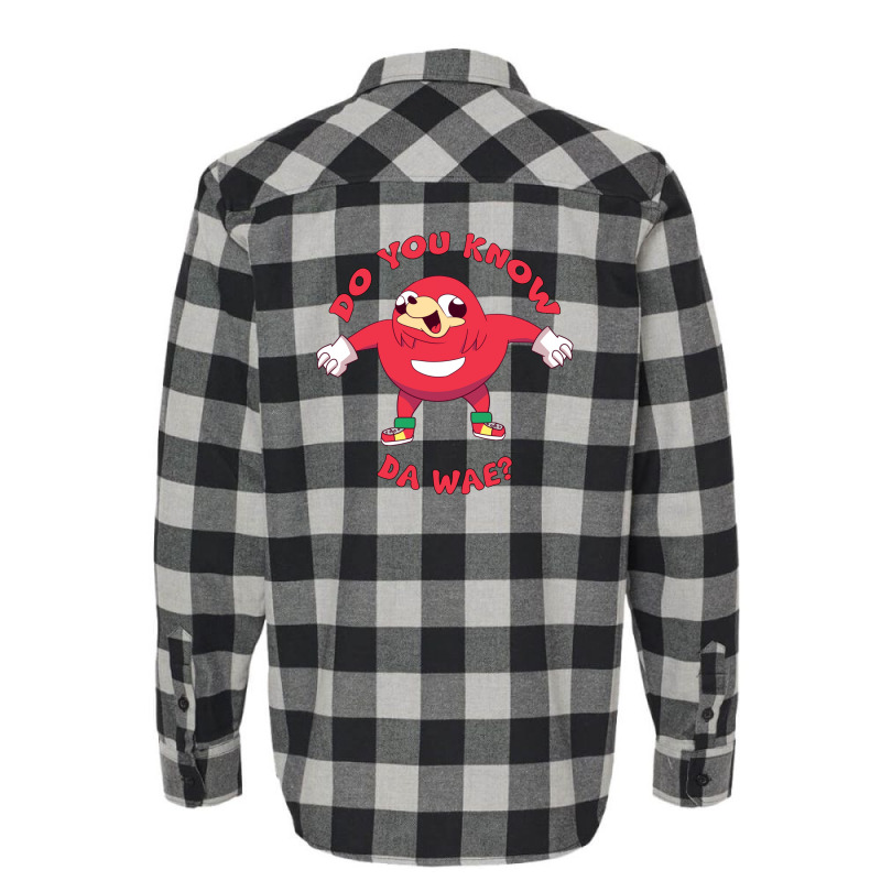 Ugandan Knuckles Do You Know Da Wae Flannel Shirt by tshiart | Artistshot