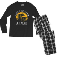 Funny Gift  4 Truck Lorry Drivers Just Dropped A Load Men's Long Sleeve Pajama Set | Artistshot
