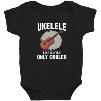 Guitar Instrument String Musician Uke Hawaiian Ukulele Baby Bodysuit | Artistshot