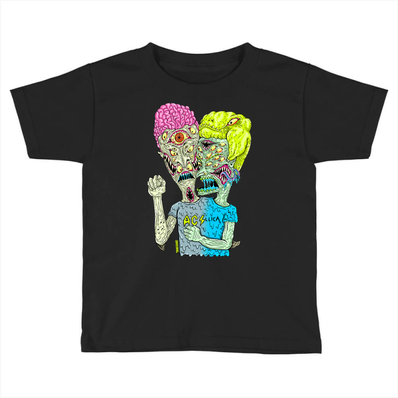 Metal Monsters Toddler T-shirt by bummercaught | Artistshot