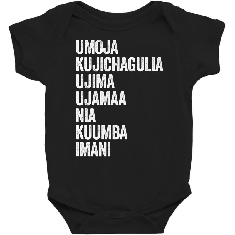 Kwanzaa Seven Principles Premium T Shirt Baby Bodysuit by kadejahdomenick | Artistshot