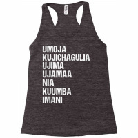 Kwanzaa Seven Principles Tank Top Racerback Tank | Artistshot