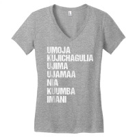 Kwanzaa Seven Principles Tank Top Women's V-neck T-shirt | Artistshot