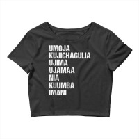 Kwanzaa Seven Principles Tank Top Crop Top | Artistshot