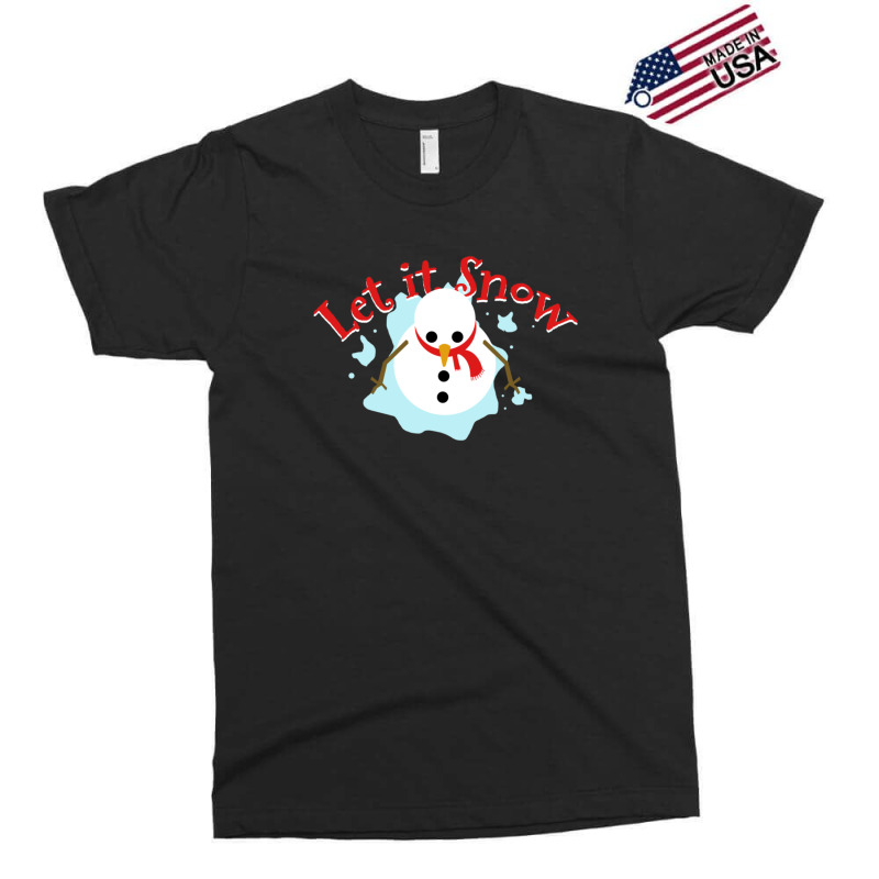 Let It Snow Winter Christmas Winter Snowman Exclusive T-shirt by AcostaLopezJuan | Artistshot