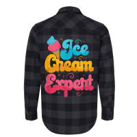 Funny Ice Cream Expert Flannel Shirt | Artistshot