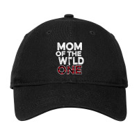 Mom Of The Wild One Lumberjack First Birthday Baby Shower Adjustable Cap | Artistshot