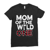 Mom Of The Wild One Lumberjack First Birthday Baby Shower Ladies Fitted T-shirt | Artistshot