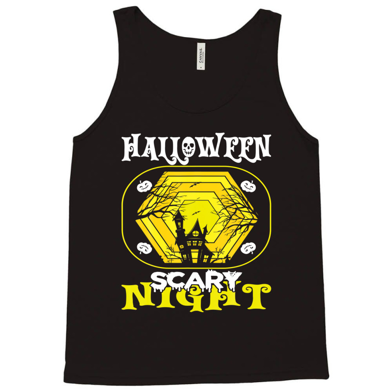 Halloween Scary Night Costume Tank Top | Artistshot