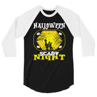 Halloween Scary Night Costume 3/4 Sleeve Shirt | Artistshot