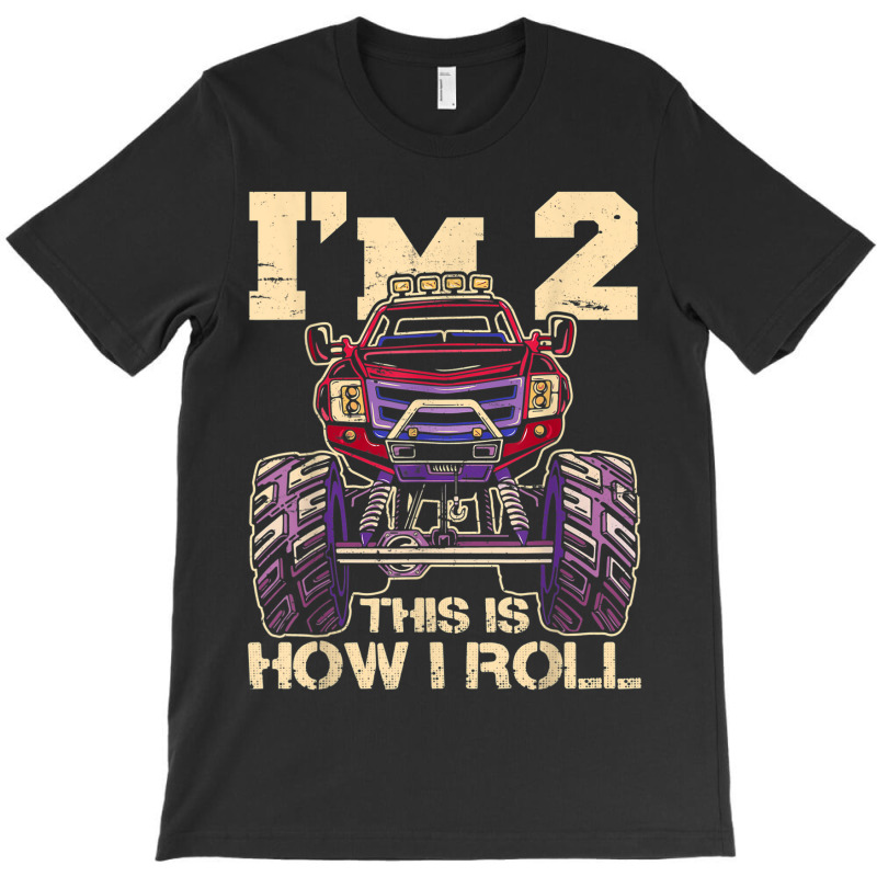 Funny Kids Monster Truck 2nd Birthday Party  Gift T-shirt | Artistshot