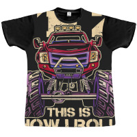 Funny Kids Monster Truck 2nd Birthday Party  Gift Graphic T-shirt | Artistshot