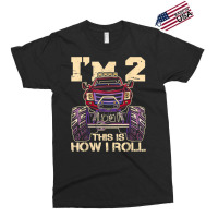 Funny Kids Monster Truck 2nd Birthday Party  Gift Exclusive T-shirt | Artistshot