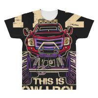 Funny Kids Monster Truck 2nd Birthday Party  Gift All Over Men's T-shirt | Artistshot