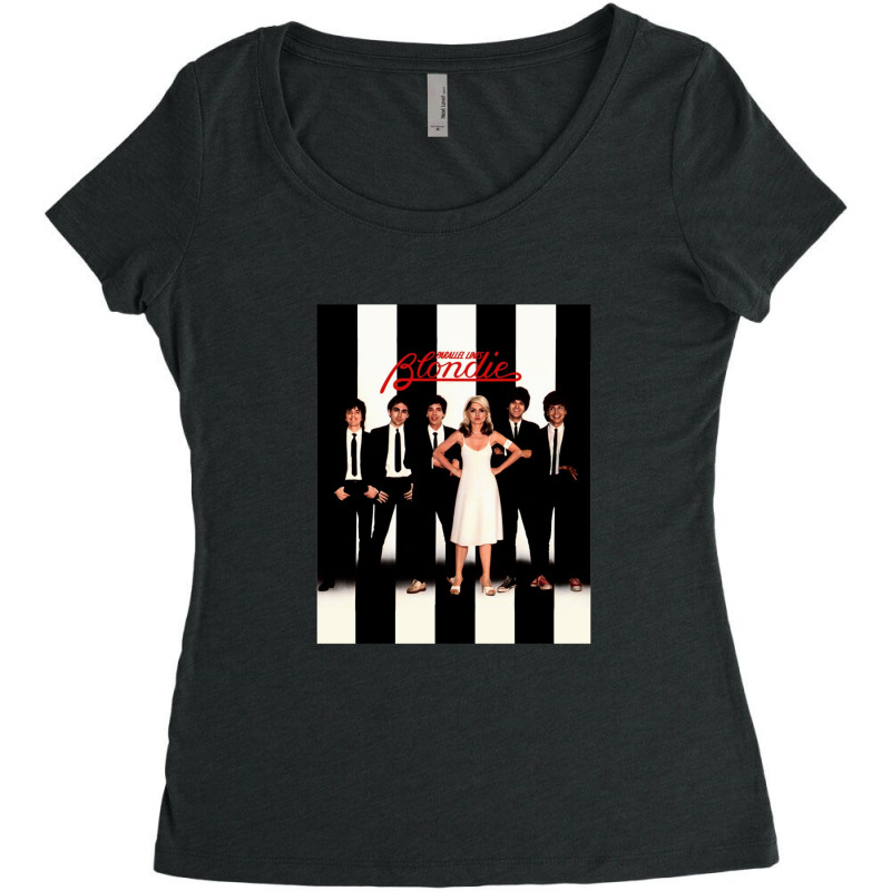 Parallel Lines 1 Women's Triblend Scoop T-shirt by SandraWarren | Artistshot