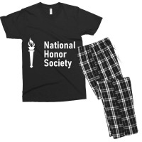 National Honor Society Scholastic Torch Men's T-shirt Pajama Set | Artistshot