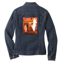 Haunted Wagon Hereditary Front Ladies Denim Jacket | Artistshot