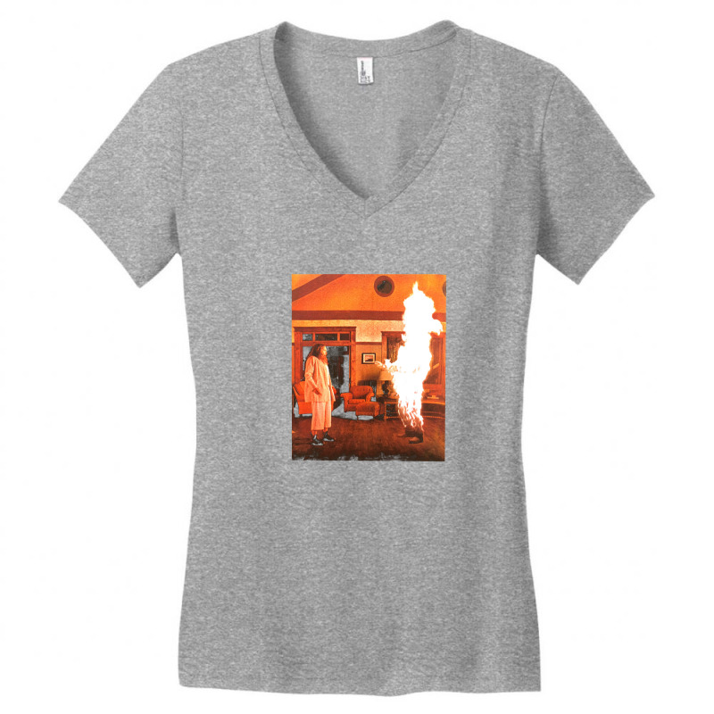 Haunted Wagon Hereditary Front Women's V-Neck T-Shirt by liqualyfu | Artistshot