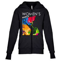 Womens March 2020 Cool Paint Youth Zipper Hoodie | Artistshot