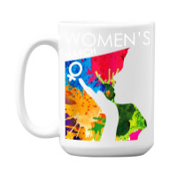 Womens March 2020 Cool Paint 15 Oz Coffee Mug | Artistshot