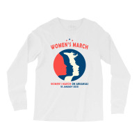 Women's March On Arkansas Long Sleeve Shirts | Artistshot