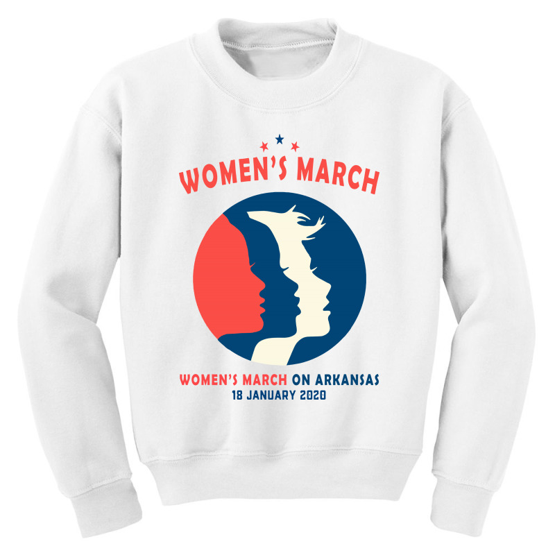 Women's March On Arkansas Youth Sweatshirt by Creative Tees | Artistshot