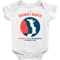 Women's March On Arkansas Baby Bodysuit | Artistshot