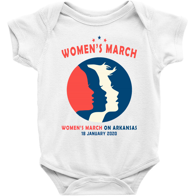 Women's March On Arkansas Baby Bodysuit by Creative Tees | Artistshot