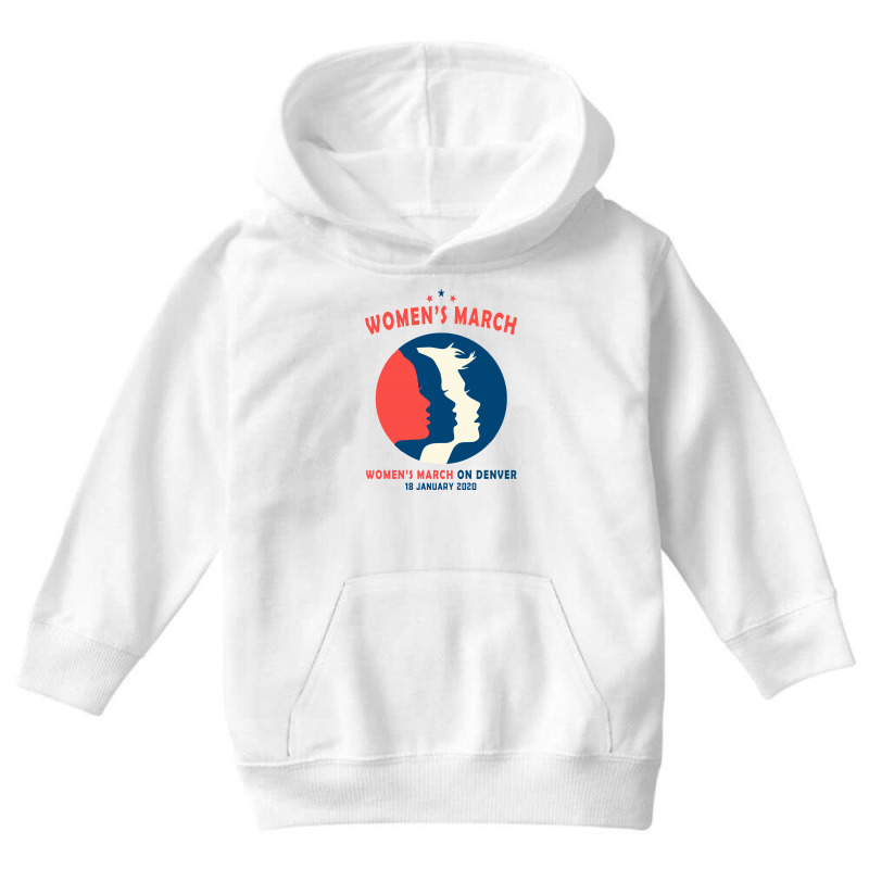 Women's March On Denver Youth Hoodie | Artistshot