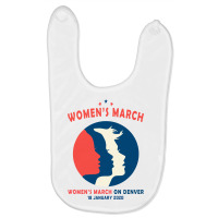 Women's March On Denver Baby Bibs | Artistshot