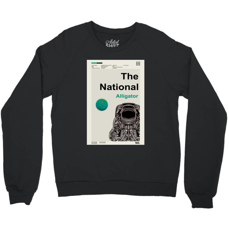 The National - Alligator Crewneck Sweatshirt by RonaldLagman | Artistshot