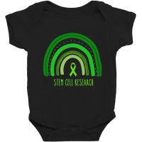 Stem Cell Research Rainbow Awareness Warrior Baby Bodysuit | Artistshot