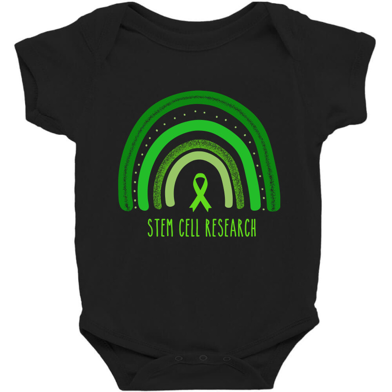 Stem Cell Research Rainbow Awareness Warrior Baby Bodysuit by Jankonen637 | Artistshot