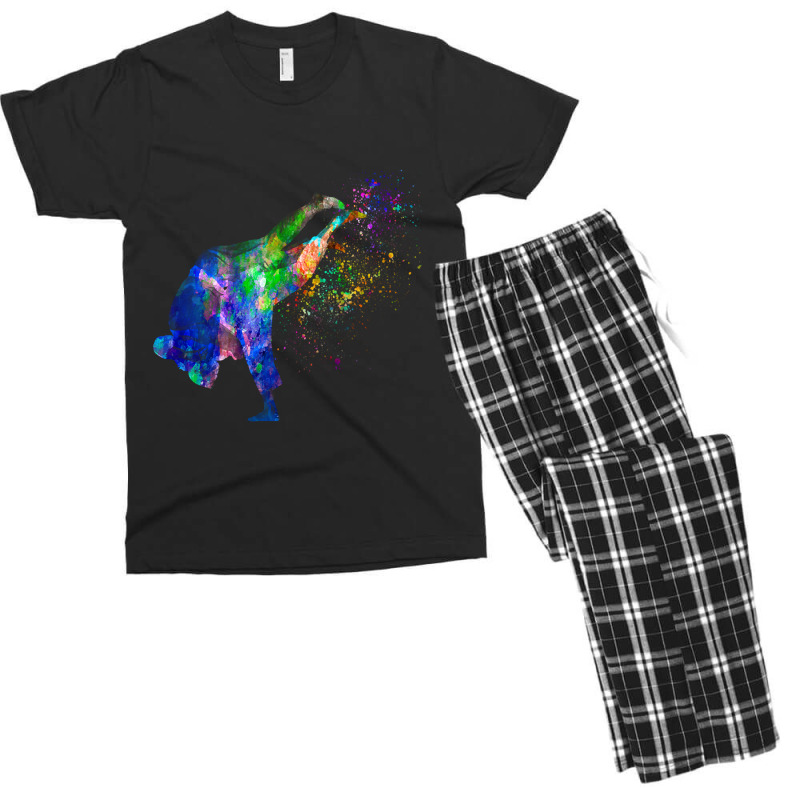 Watercolor Martial Art-rf5du Men's T-shirt Pajama Set | Artistshot