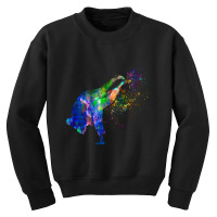 Watercolor Martial Art-rf5du Youth Sweatshirt | Artistshot