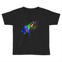 Watercolor Martial Art-rf5du Toddler T-shirt | Artistshot