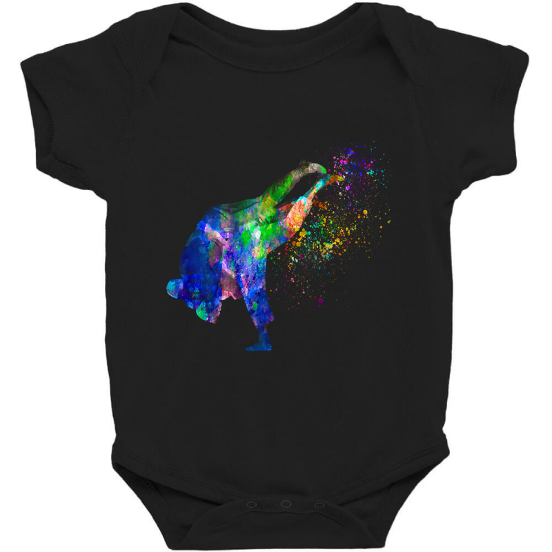 Watercolor Martial Art-rf5du Baby Bodysuit | Artistshot