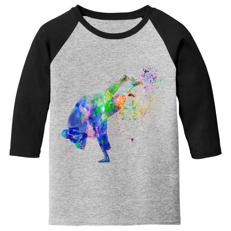 Watercolor Martial Art-rf5du Youth 3/4 Sleeve | Artistshot