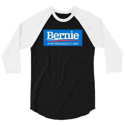 Bernie Sanders For President 2020 3/4 Sleeve Shirt Designed By Dejavu77