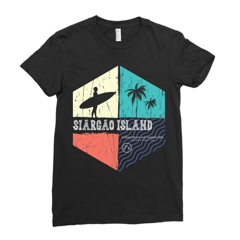 Siargao Island Surfing-5zqfu Ladies Fitted T-Shirt by Jerhogen528 | Artistshot